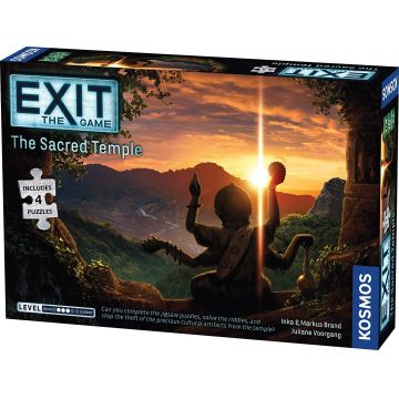 Joc de societate Exit: The Sacred Temple PUZZLE - Cooperativ