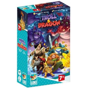Joc de societate Loki: Troll & Dragon - Pentru copii