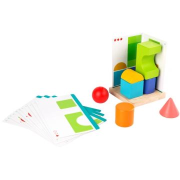 Joc educativ din lemn Lucy&Leo - Introducere în geometrie