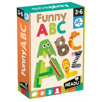 Joc educativ Headu Montessori - Alfabet amuzant (englez)