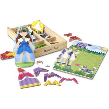 Joc magnetic de imbracat Melissa and Doug - Printesa