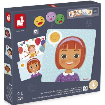 Joc magnetic pentru copii Janod - Emotii