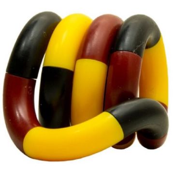 Jucarie antistres Tangle twist - Tesatura colorata