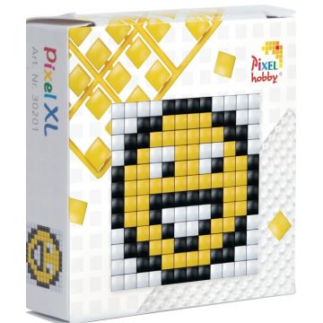 Kit creativ cu pixeli Pixelhobby - XL, Emoji vesele