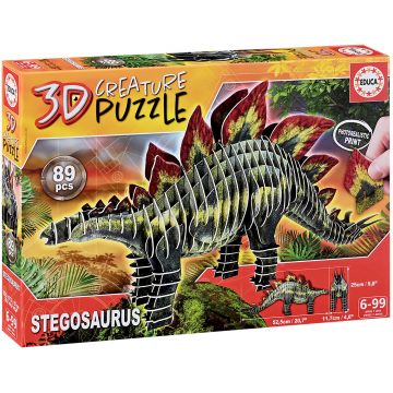 Puzzle 3D Educa 89 de piese - Stegozaur