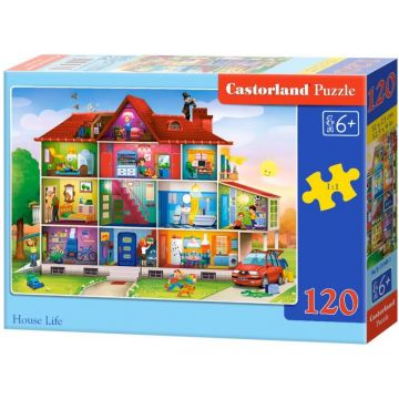 Puzzle Castorland din 120 de piese - Acasa