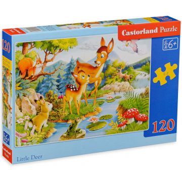 Puzzle Castorland din 120 de piese - Little deers