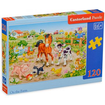 Puzzle Castorland din 120 de piese - On the Farm