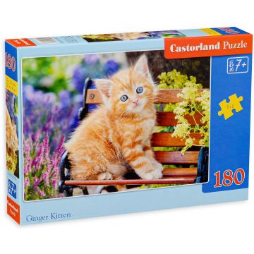 Puzzle Castorland din 180 de piese - Ginger Kitten