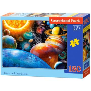 Puzzle Castorland din 180 de piese - Planets and their Moons