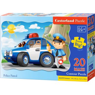 Puzzle Castorland din 20 XXL de piese - Politie
