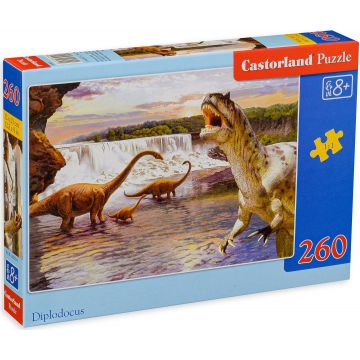 Puzzle Castorland din 260 de piese - Dinozauri