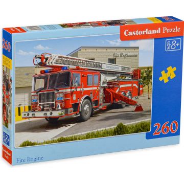 Puzzle Castorland din 260 de piese - Mașină de pompieri