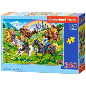 Puzzle Castorland din 260 de piese - Printese pe cai