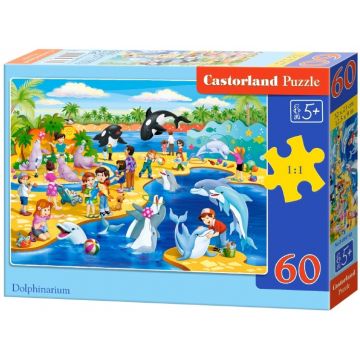 Puzzle Castorland din 60 de piese - Delfinariu