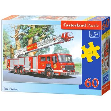Puzzle Castorland din 60 de piese - Detasament de pompieri
