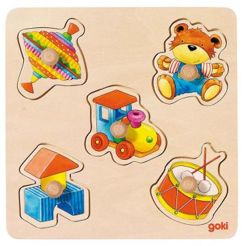 Puzzle cu mânere Goki - Jucării