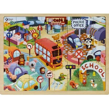 Puzzle din lemn Classic World - Jungla