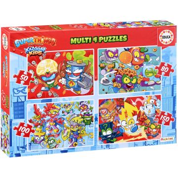 Puzzle Educa 4 in 1 -  Lucruri minunate