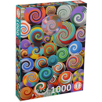 Puzzle Educa din 1000 de piese - African baskets