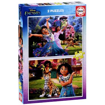 Puzzle Educa din 2 x 100 de piese - Encanto
