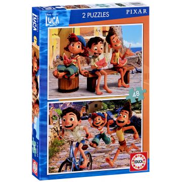 Puzzle Educa din 2 x 48 de piese - Aventura de vara a lui Luke