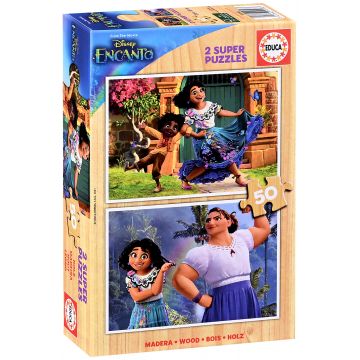 Puzzle Educa din 2 x 50 de piese - Encanto