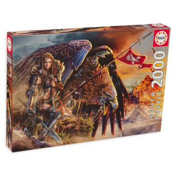 Puzzle Educa din 2000 de piese - Vultur calaret
