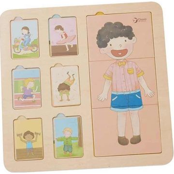 Puzzle educativ Classic World - Corp