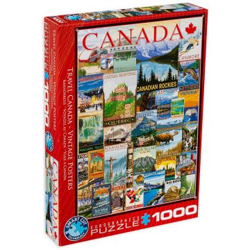 Puzzle Eurographics de 1000 piese - Canadian Pacific - Railroad Adventures