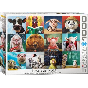 Puzzle Eurographics din 1000 de piese - Animale amuzante