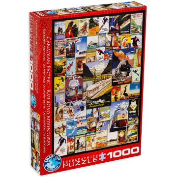 Puzzle Eurographics din 1000 de piese - Aventuri in Canada