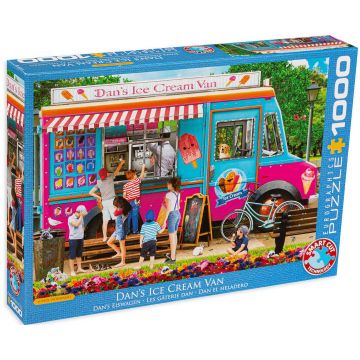 Puzzle Eurographics din 1000 de piese - Dan's Ice Cream Van