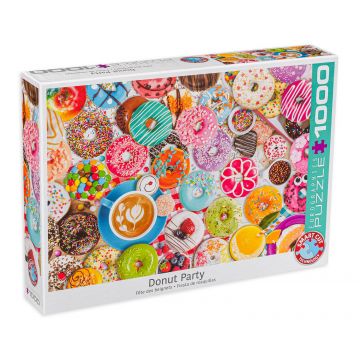 Puzzle Eurographics din 1000 de piese - Donut Party