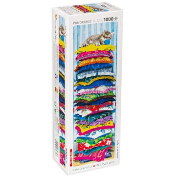 Puzzle Eurographics din 1000 de piese - Fluffy Kitty