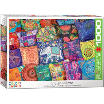 Puzzle Eurographics din 1000 de piese - Indian Pillows