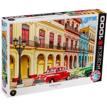 Puzzle Eurographics din 1000 de piese - La Havana Cuba