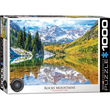 Puzzle Eurographics din 1000 de piese - Rocky Mountains, Colorado USA