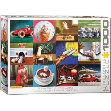 Puzzle Eurographics din 1000 de piese - Soricei veseli