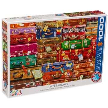 Puzzle Eurographics din 1000 de piese - Travel Suitcases