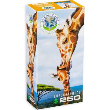 Puzzle Eurographics din 250 de piese - Giraffes