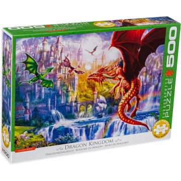 Puzzle Eurographics din 500 de piese - Dragon Kingdom
