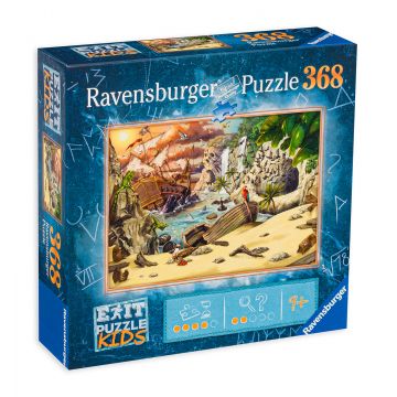 Puzzle-ghicitoare Ravensburger din 368 de piese - Aventură pirat