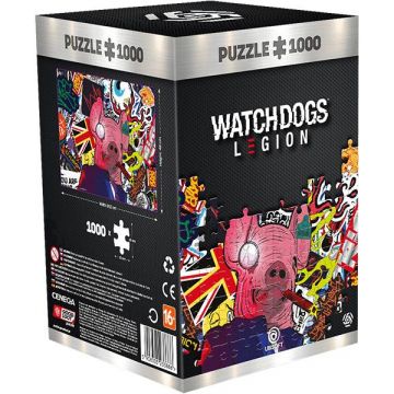 Puzzle Good Loot din 1000 de piese - Watch Dogs Legion: Pig Mask