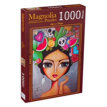 Puzzle Magnolia din 1000 de piese - Frieda