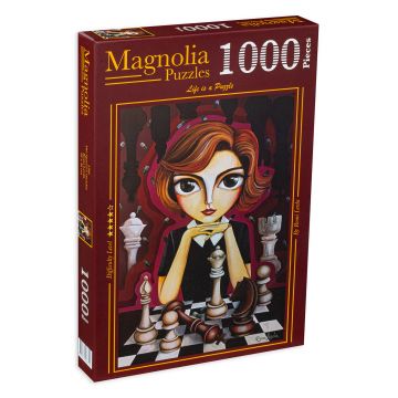 Puzzle Magnolia din 1000 de piese - Gambit feminin