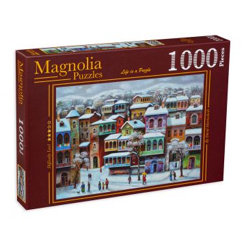 Puzzle Magnolia din 1000 de piese - Zapada in Tbilisi