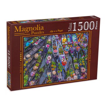 Puzzle Magnolia din 1500 de piese - Piata