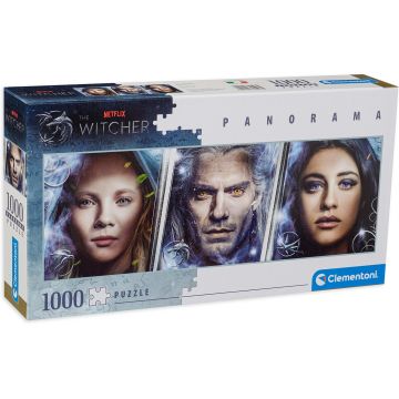 Puzzle panoramic Clementoni din 1000 de piese - The Witcher