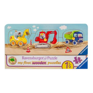 Puzzle pentru bebelusi Ravensburger de 3 piese - My first wooden puzzles